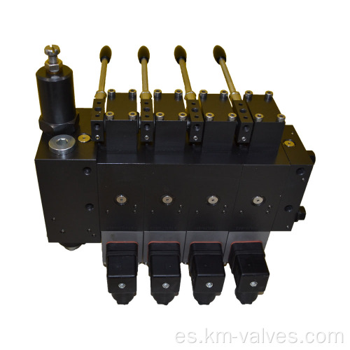 Válvula proporcional hidráulica de control solenoide de 12 V por corriente